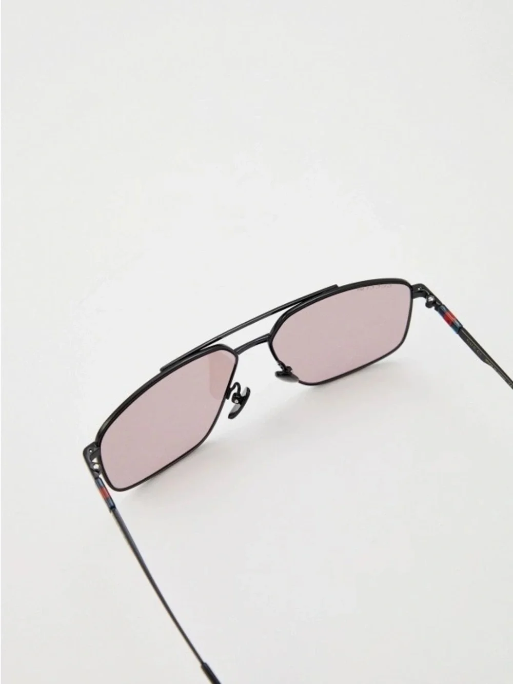 New Gucci GG1676S 005 Sunglasses Black Violet GG Monogram Mirror Authentic
